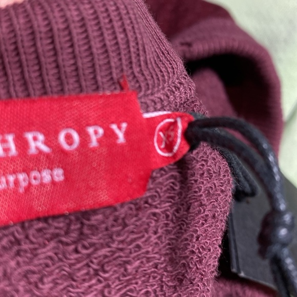 n: PHILANTHROPY - Felix Side Tie Merlot SZ XS   NWT - Picture 10 of 11